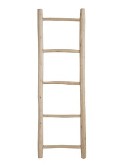 House Nordic Decorative ladder made of Teak wood, Natural - 150 x 50cm