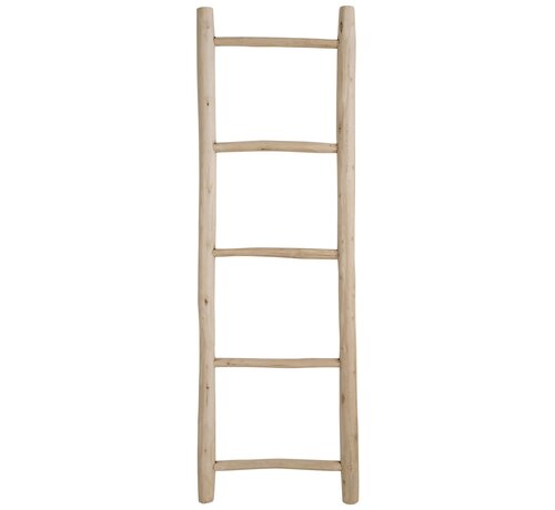 House Nordic Decorative ladder made of Teak wood, Natural - 150 x 50cm