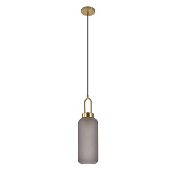 House Nordic Lampe à Suspension Luton - Gris et Or - Ø13 cm, 150cm