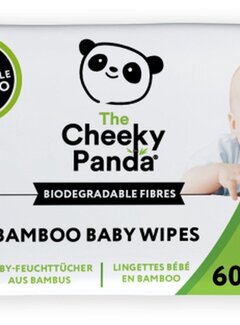 Cheeky Panda Vochtige Baby Doekjes - 6 Pack - 99% Gezuiverd Water