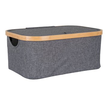 House Nordic Panier de rangement - Noto Basket - Gris foncé - 38x26x16 cm