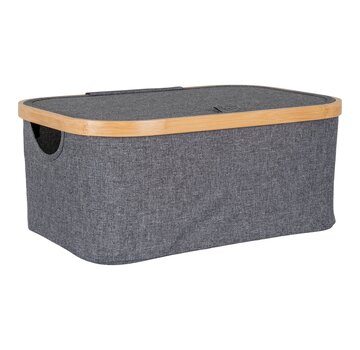 House Nordic Storage basket - Noto Basket - Dark gray - 38x26x16 cm