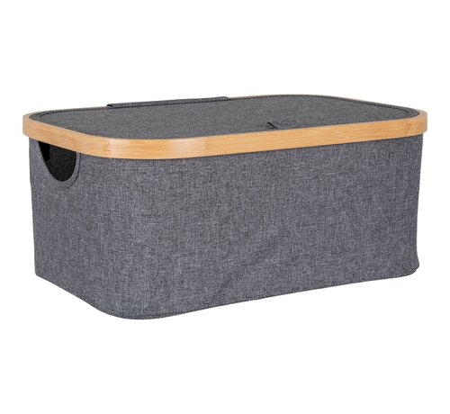 House Nordic Panier de rangement - Noto Basket - Gris foncé - 38x26x16 cm