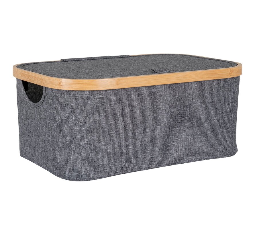 Panier de rangement - Noto Basket - Gris foncé - 38x26x16 cm