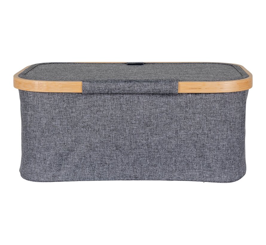 Panier de rangement - Noto Basket - Gris foncé - 38x26x16 cm