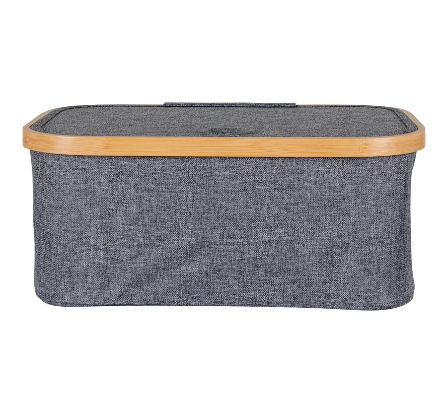 Panier de rangement - Noto Basket - Gris foncé - 38x26x16 cm