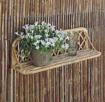 Decoclico Gevlochten Waterhyacint Wandplank - Bohemien Touch