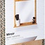Spiegel met Plank - Naturel - 48x14x51cm