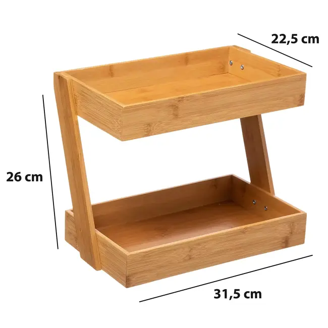 Bathroom rack - 2-layer - 32x23x26cm