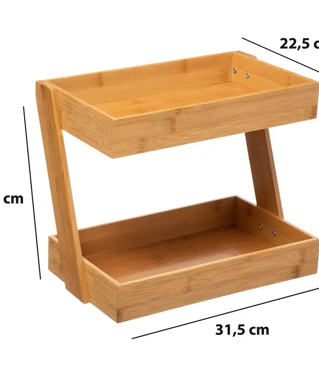 Bathroom rack - 2-layer - 32x23x26cm