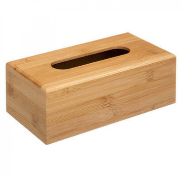  5Five Bamboo Tissue Box - Natural - 25x13x9cm