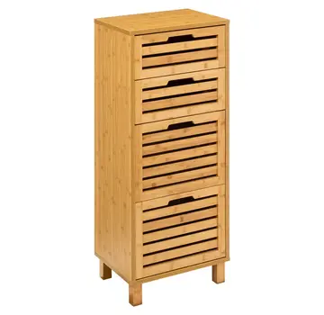  5Five Standing Storage Cabinet with 4 Drawers - Natural