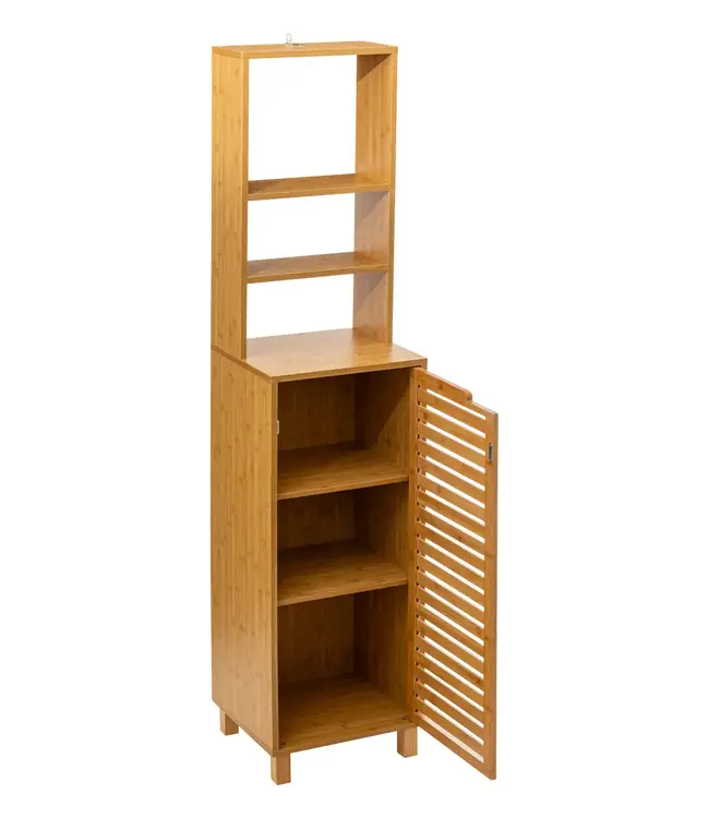 Shelving unit with 1 Door - Natural