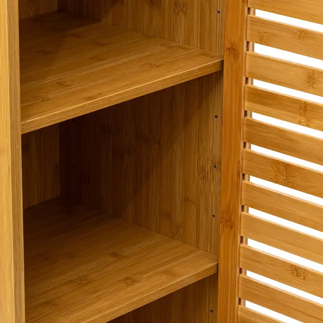 Shelving unit with 1 Door - Natural