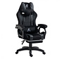 Gaming chair with Camouflage - 116-123cm High - Black/Dark Green