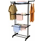 Laundry drying rack - Clothes rack - Foldable - Black