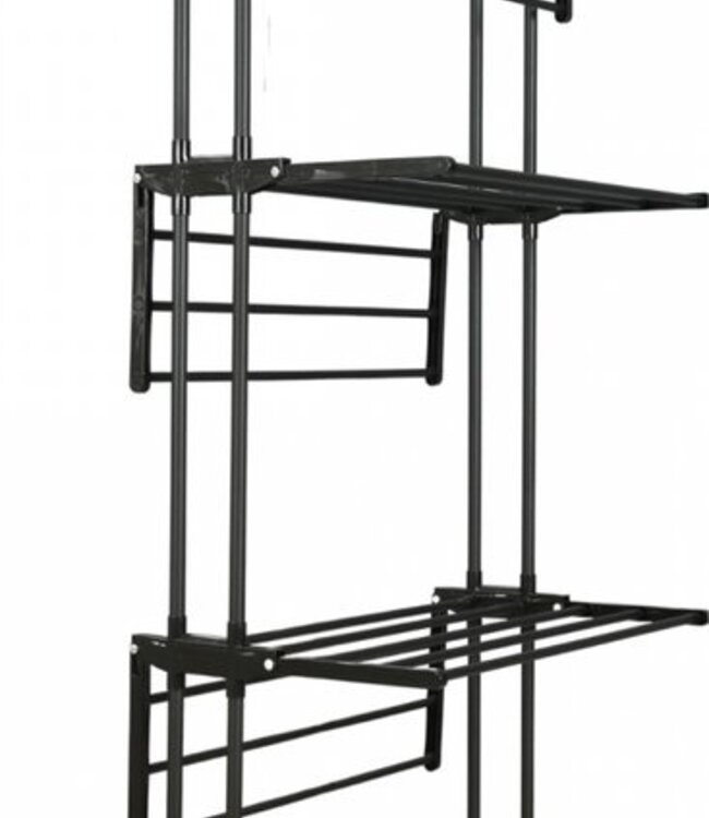 Laundry drying rack - Clothes rack - Foldable - Black