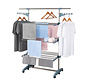 Laundry drying rack - Clothes rack - Foldable - Gray