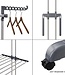 Foldable Laundry Drying Rack - Clothes Rack - Gray