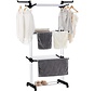 Foldable Drying Rack - Versatile - Black/White