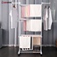 Laundry drying rack - Clothes rack - Foldable - White