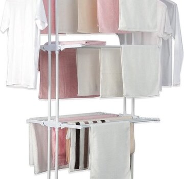 MSY Invest Laundry drying rack - Clothes rack - Foldable - White