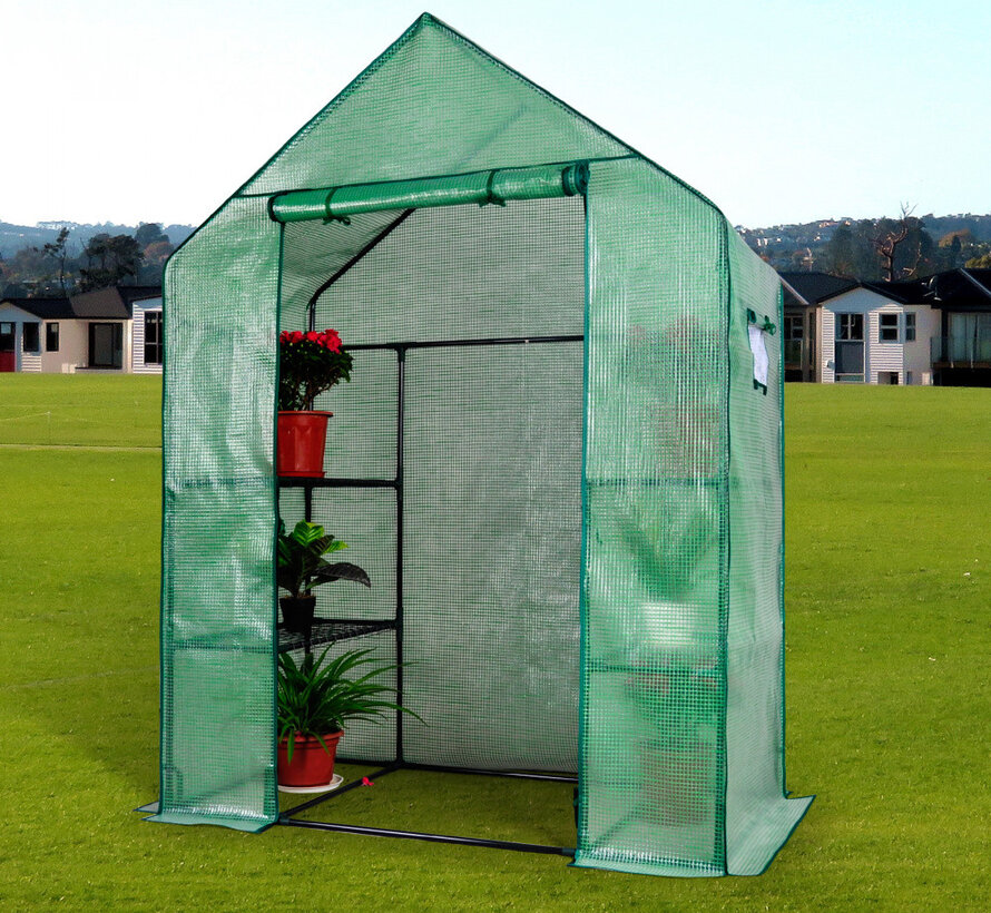 Portable Greenhouse - 4 Levels - 143x73x195cm - Green