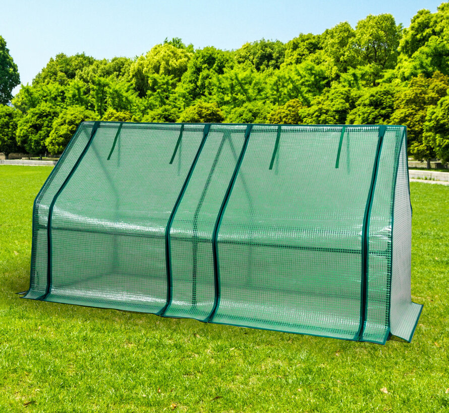 Garden greenhouse - Tunnel - 160x80x80cm - Green