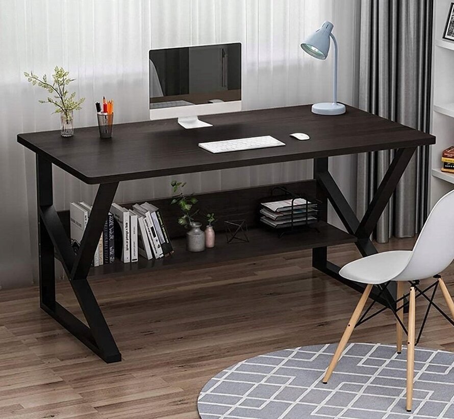 Modern Computer Desk - 80x40cm - Black