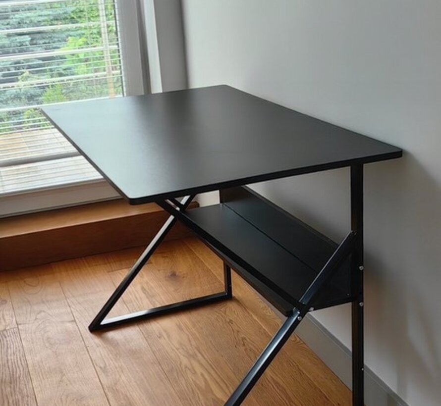 Modern Computer Desk - 80x40cm - Black