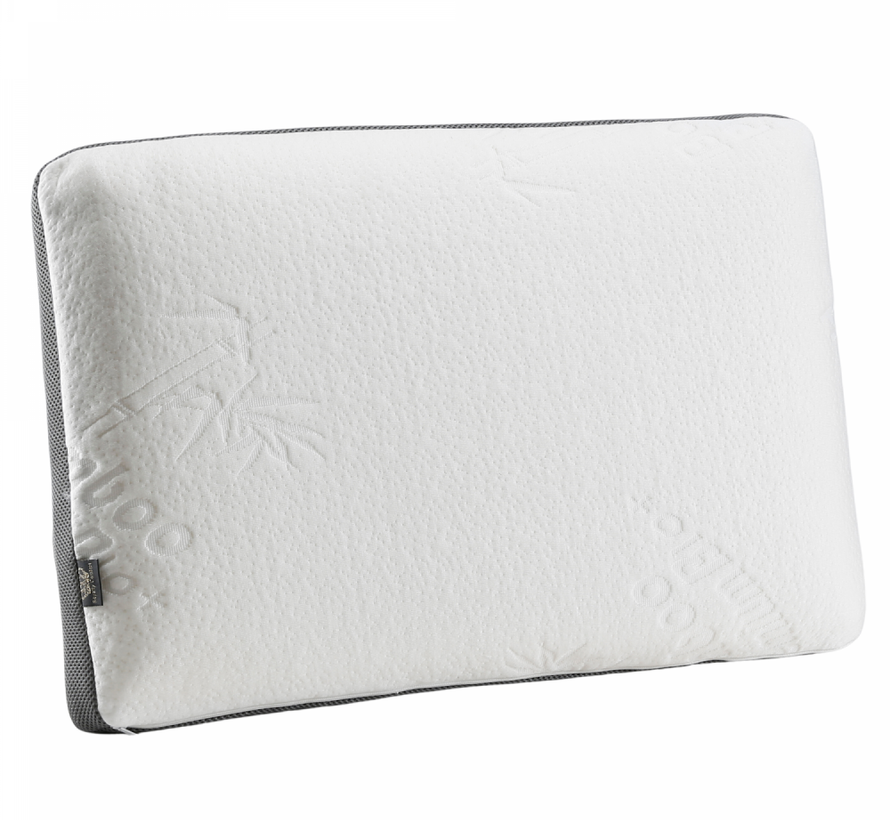 Memory Foam Cushion - 60x40x12cm - White