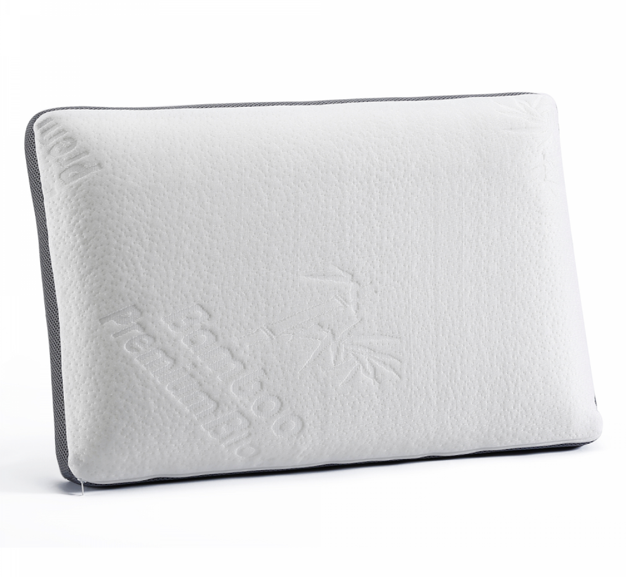 Memory Foam Cushion - 60x40x12cm - White