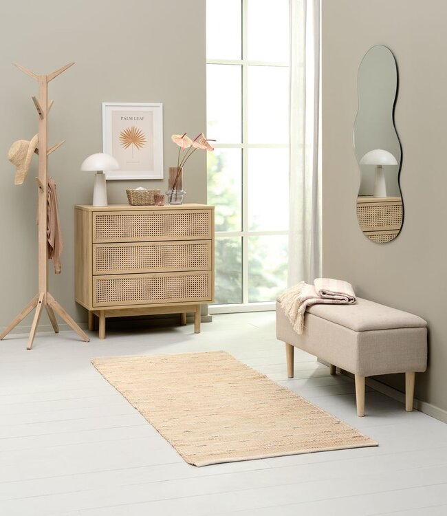 Standing Coat Rack - 8 Hooks - 60x60x178cm