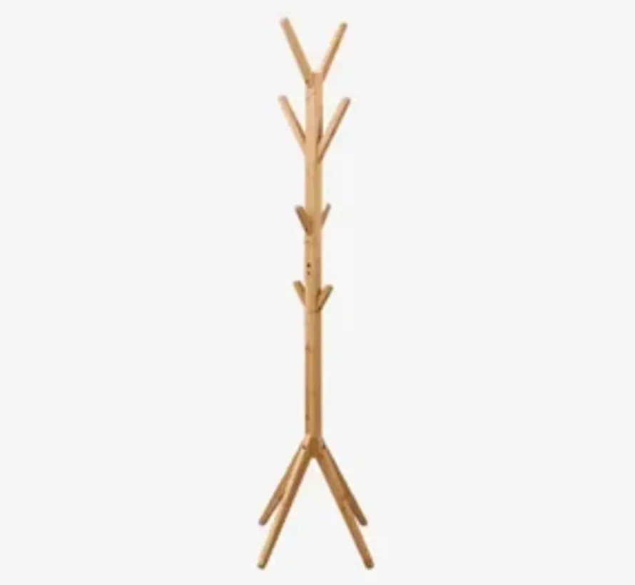 Standing Coat Rack - 8 Hooks - 60x60x178cm