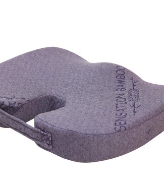 Sensation Kussen - Memory Foam - 45x30x6cm - Grijs