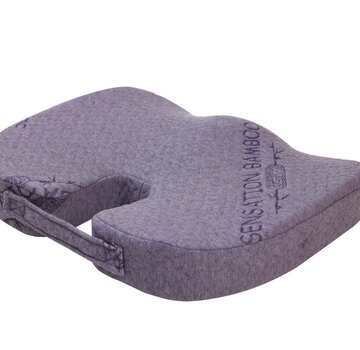 MSY Invest Sensation Cushion - Memory Foam - 45x30x6cm - Gray