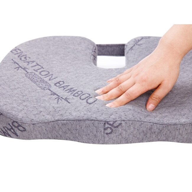 Sensation Cushion - Memory Foam - 45x30x6cm - Gray