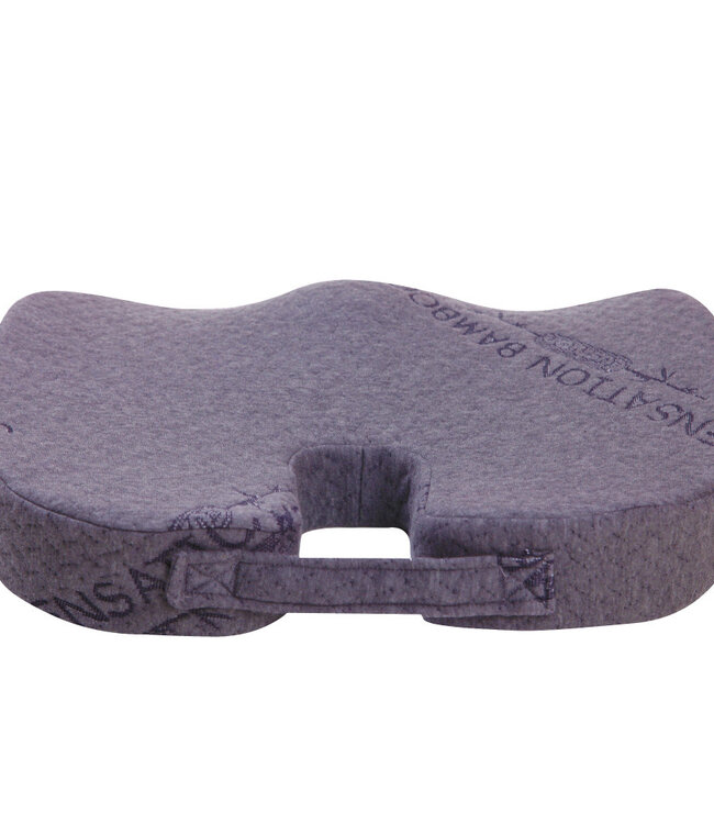 Sensation Kussen - Memory Foam - 45x30x6cm - Grijs