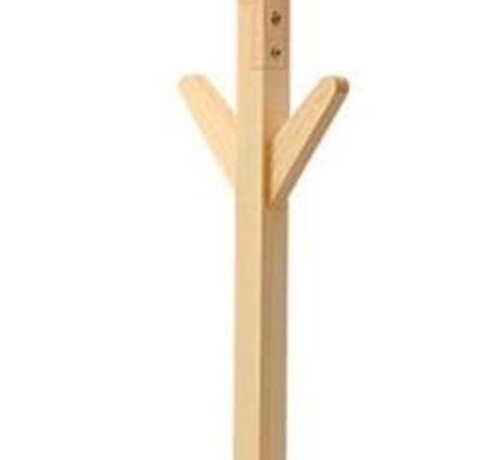 Ecarla Standing Coat Rack - 8 Hooks - 60x60x178cm