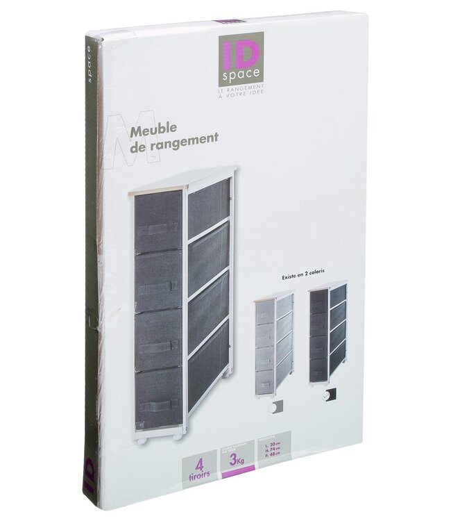 Chest of drawers 5five 4 drawers Metal 73.5 x 48 x 20 cm