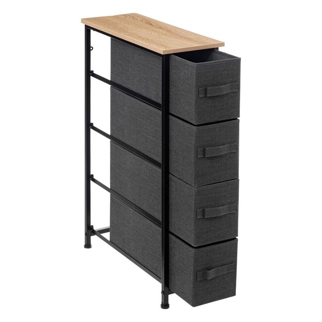 Ladekast 5five 4 lades Metaal 73,5 x 48 x 20 cm
