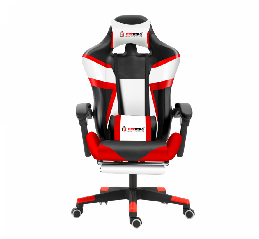 Gaming Chair with Footrest - Different Colors