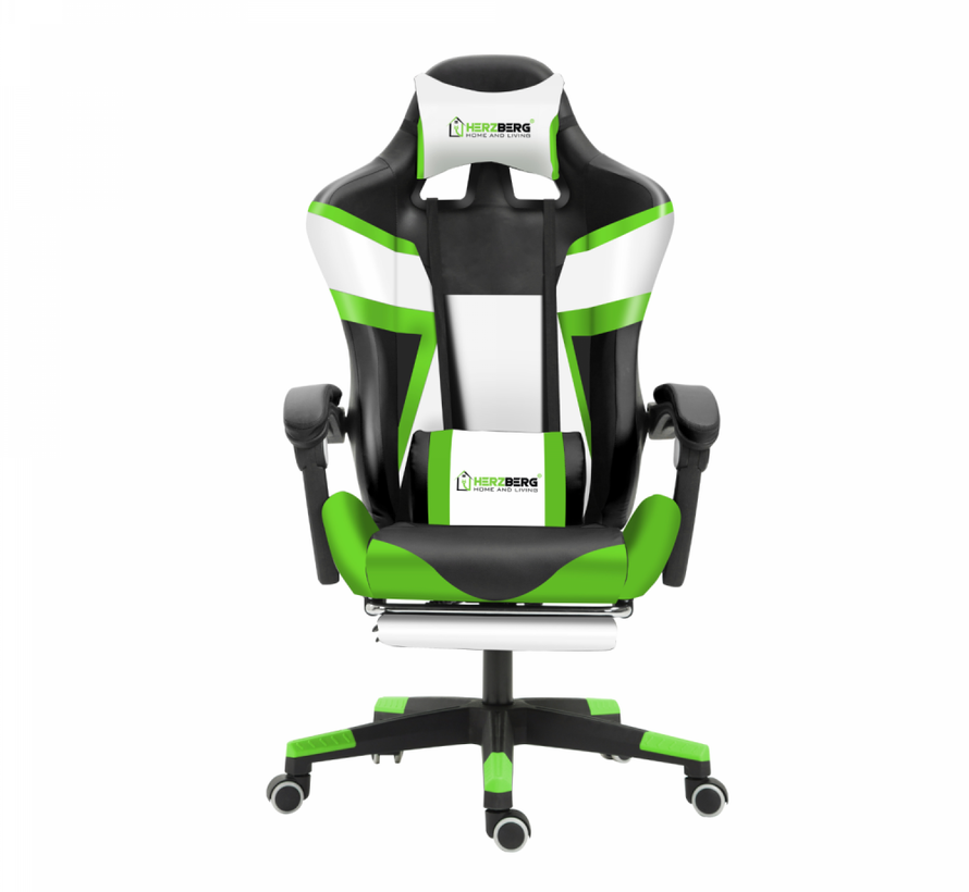 Gaming Chair with Footrest - Different Colors