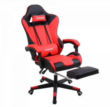MSY Invest Chaise de jeu - 66x50x115cm - Rouge/Noir