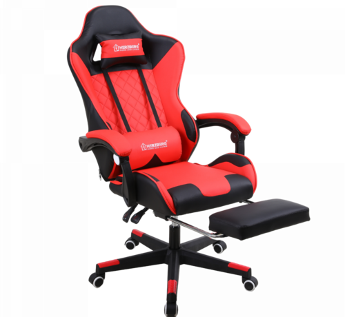 MSY Invest Chaise de jeu - 66x50x115cm - Rouge/Noir