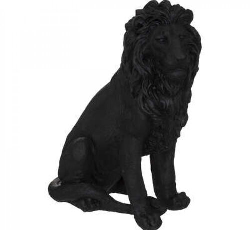 Atmosphera créateur d'intérieur Decorative Lion - 43x24x52cm - Black