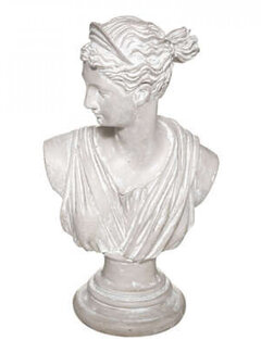 Atmosphera créateur d'intérieur Decorative Diana Statue - 17x12x30cm - White