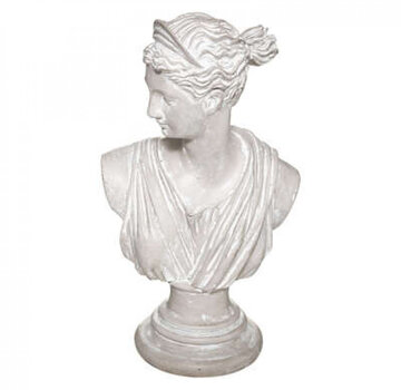 Atmosphera créateur d'intérieur Decorative Diana Statue - 17x12x30cm - White