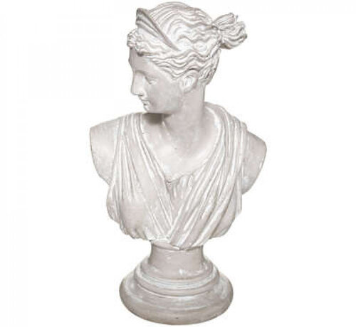 Atmosphera créateur d'intérieur Decorative Diana Statue - 17x12x30cm - White