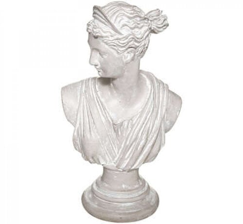 Atmosphera créateur d'intérieur Statue Décorative Diane - 17x12x30cm - Blanc